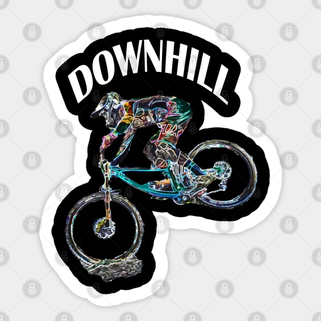 mtb downhill Sticker by rickylabellevie